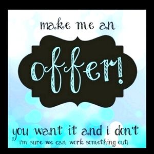 Make me an offer or bundle and let's negotiate!!!😊